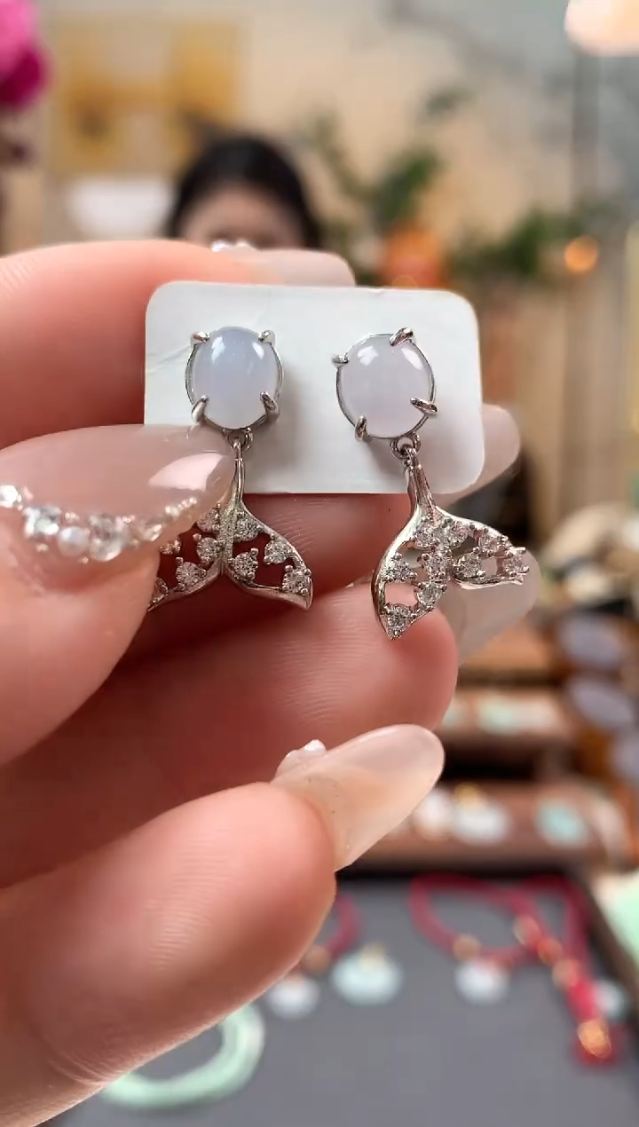 【闪购商品】翡翠耳饰未镶嵌耳饰