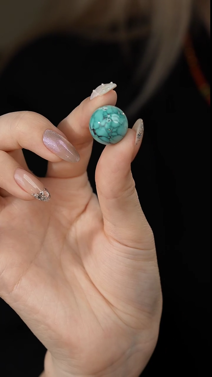 【闪购商品】绿松石单珠未镶嵌N02（多样性发一件）