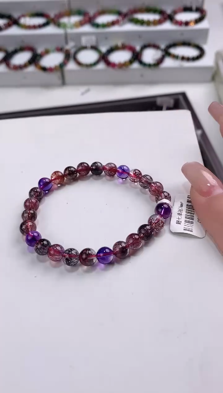 【闪购商品】水晶超七单圈7*未镶嵌多人多样性发其一