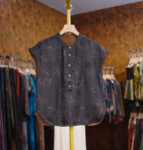 【华纱】新中式国风复古端庄气质百搭新款上衣女1082