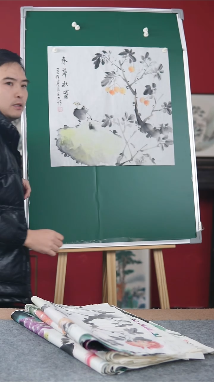 国画书协画协老师作品-50*50软片