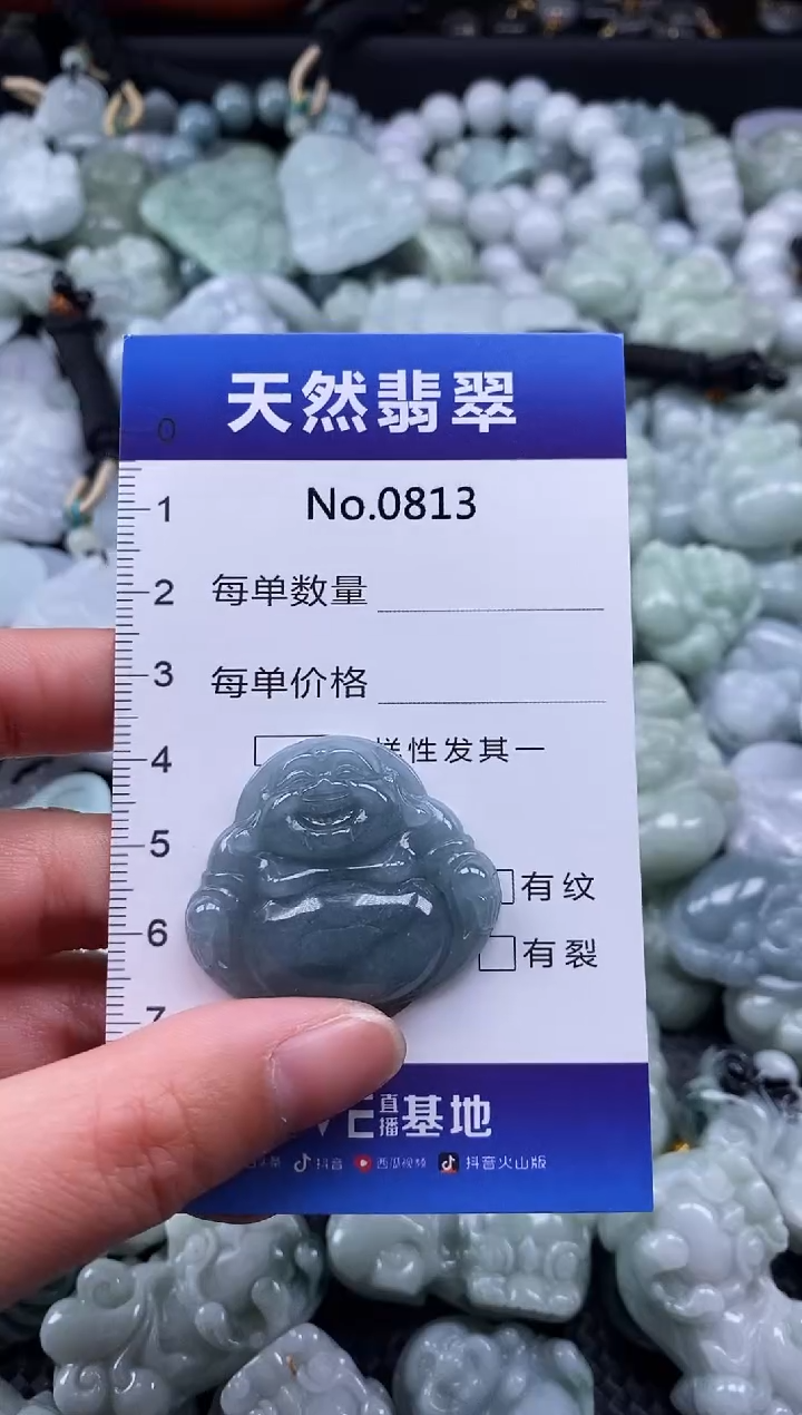 【闪购商品】翡翠颈饰未镶嵌缅甸A货翡翠0813