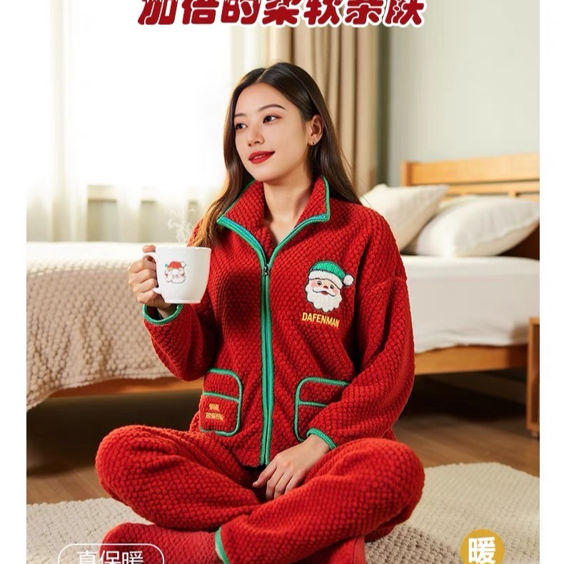 75-圣诞款红色冬季套装