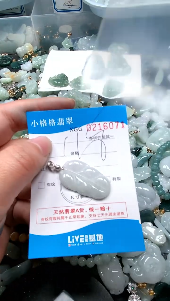 【闪购商品】翡翠颈饰未镶嵌闪购商品0216071