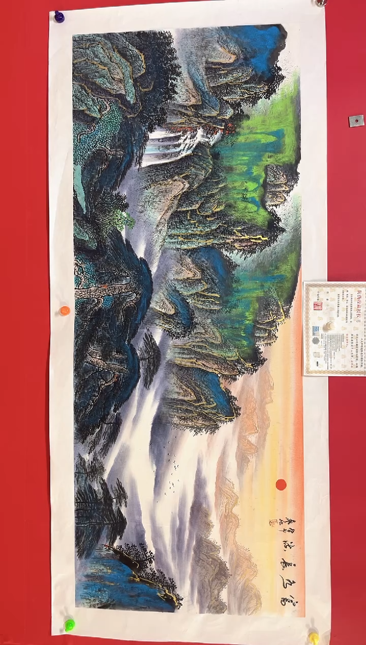 国画廖化老师国画作品