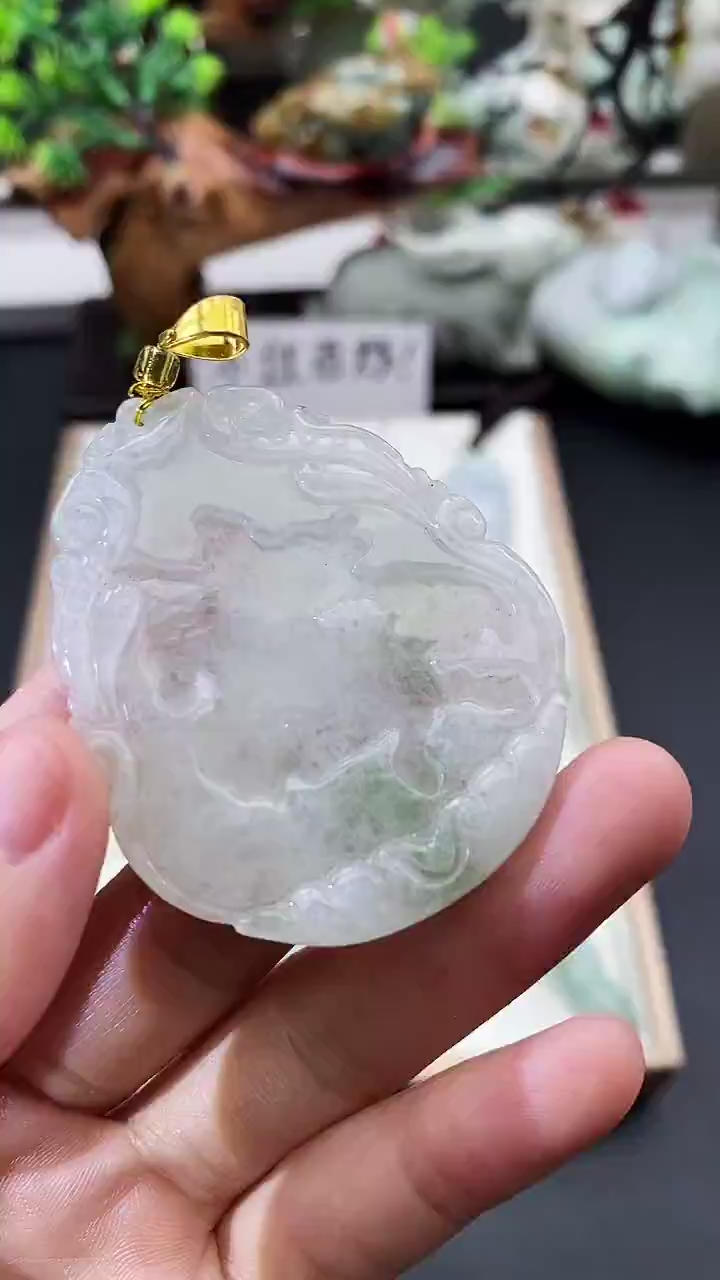 颈饰未镶嵌翡翠天然缅甸A货翡翠