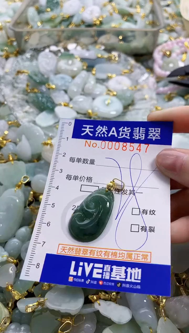 颈饰未镶嵌翡翠天然A货翡翠