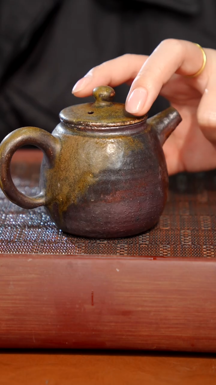 陶瓷奢瓷/瑞寅柴烧茶器（壶）0609微瑕