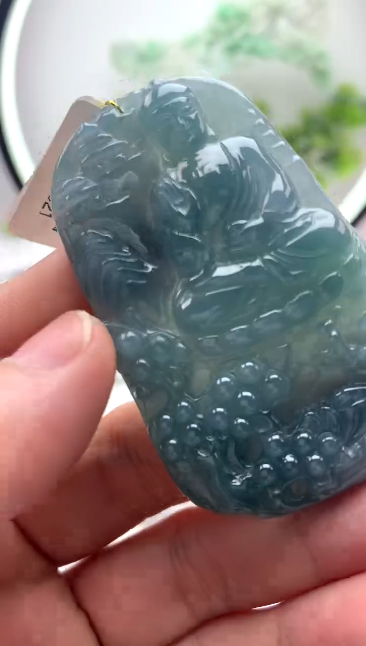 【闪购商品】翡翠颈饰未镶嵌阿弥陀佛
