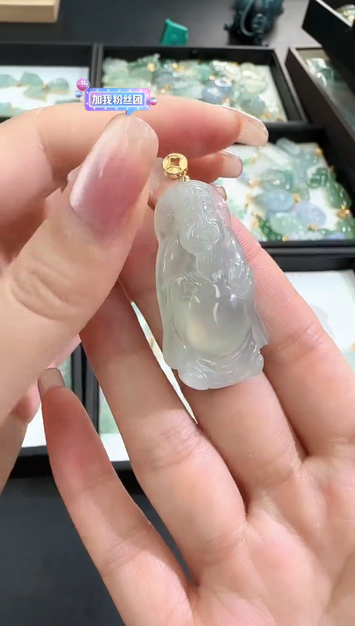 【闪购商品】翡翠颈饰未镶嵌250211143