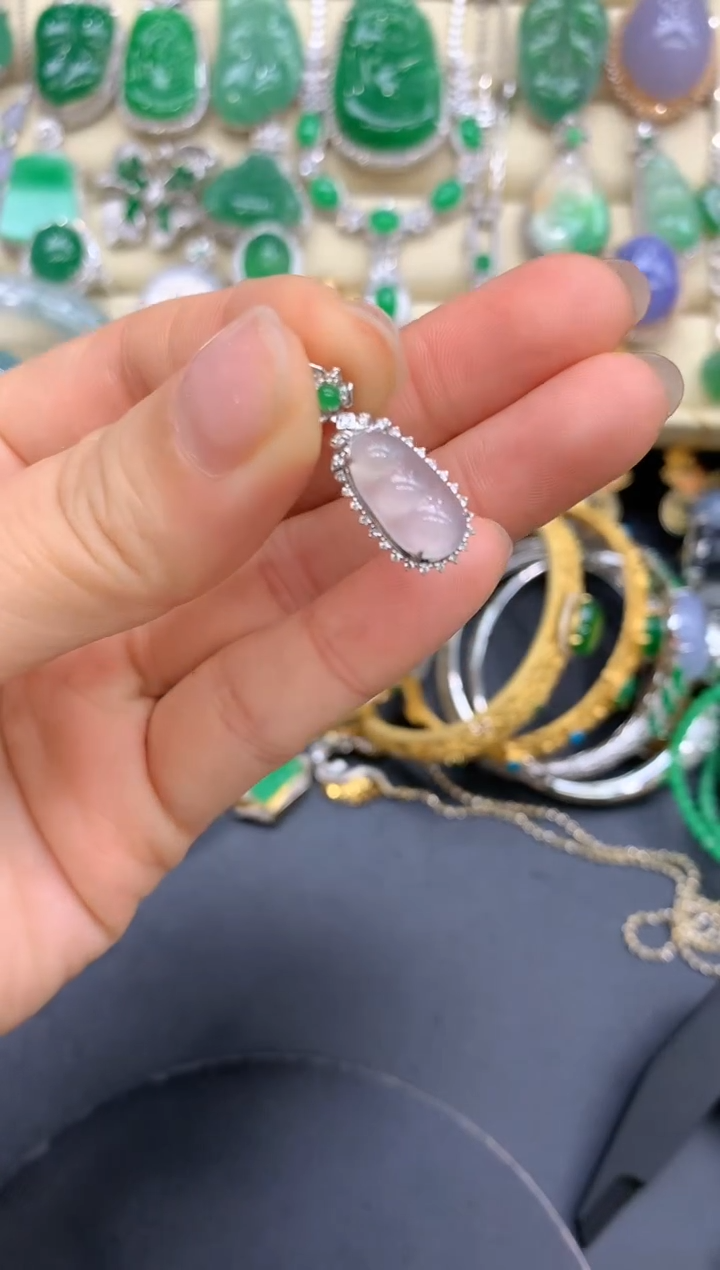 【闪购商品】翡翠颈饰18K金镶嵌207-中国好珍宝