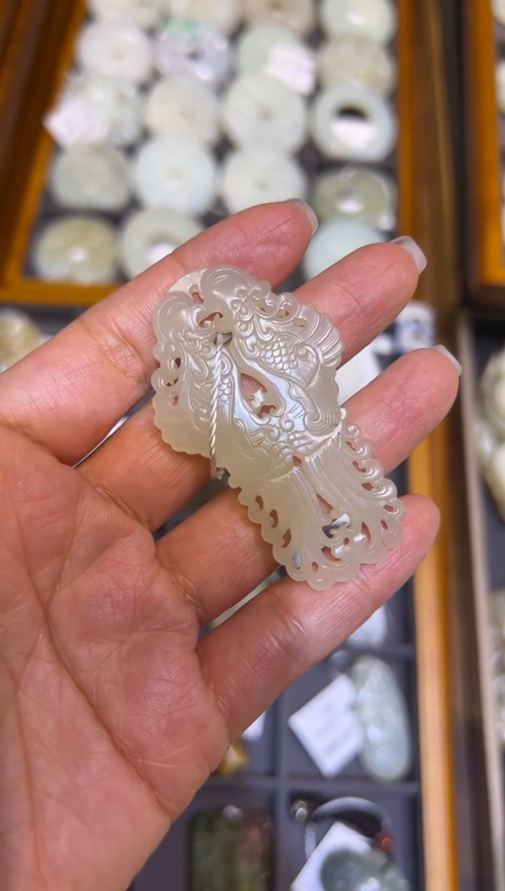 【闪购商品】和田玉XHM-643   凤佩