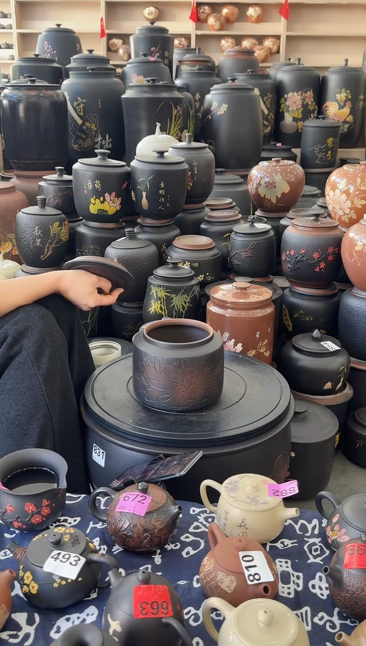 罐瑕疵茶叶罐  白泥   411