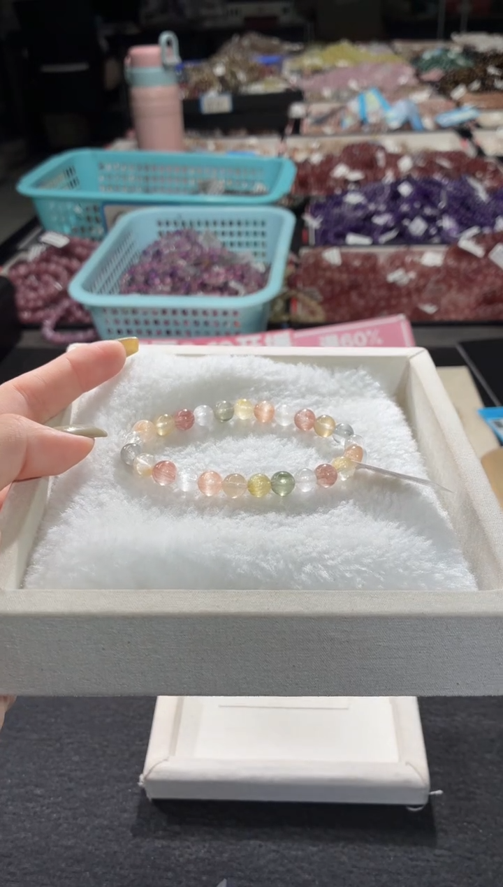 未镶嵌手链水晶475号 多样性发一K  7+