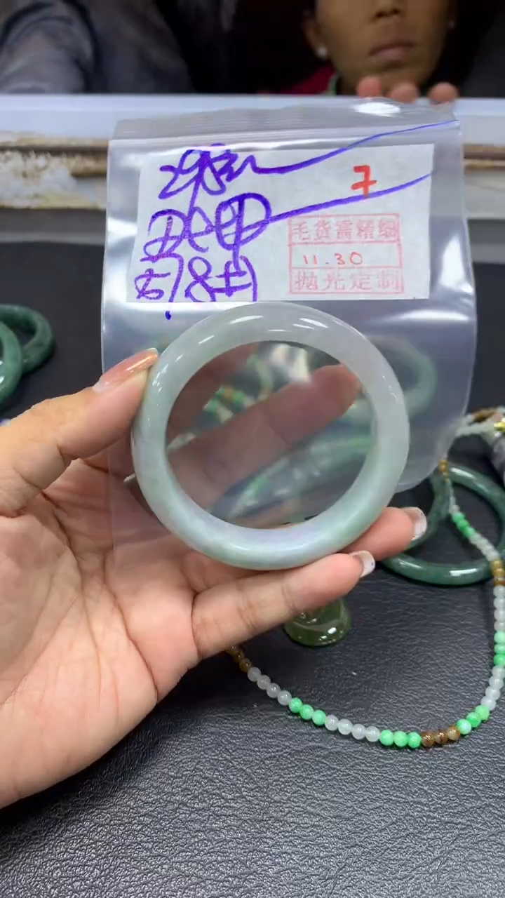 未镶嵌定制翡翠D****1毛货需精细抛光+拍一发一+7