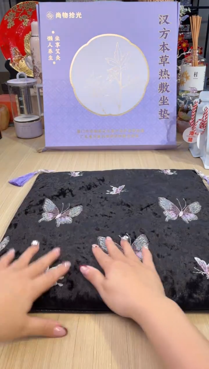 156念蝶诗韵坐垫