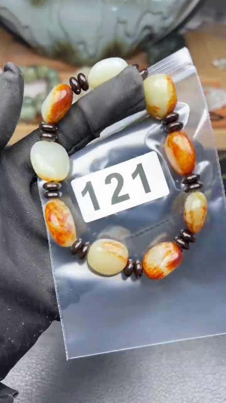 【闪购商品】和田玉手串未镶嵌和田玉手串多样性发货一条