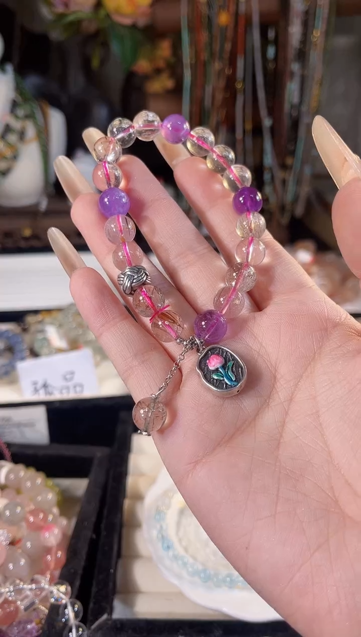 【闪购商品】水晶手链未镶嵌多样性发货其一