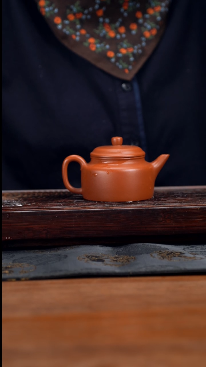 【闪购商品】紫砂茶壶180cc原矿赵庄朱泥剑流德钟17