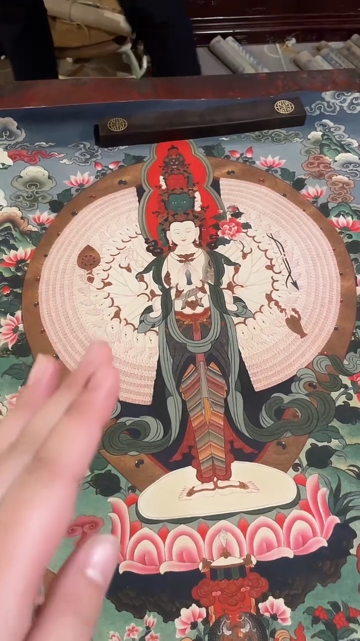 卷轴画手绘唐卡160