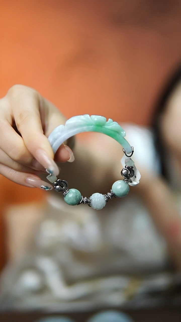 未镶嵌手链翡翠浅*240