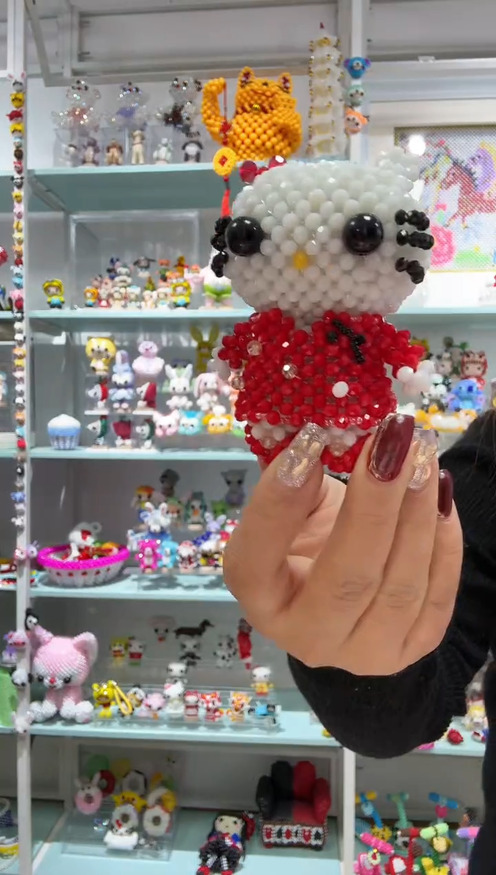 玻璃2753卡4水晶材料包1套中国kt猫