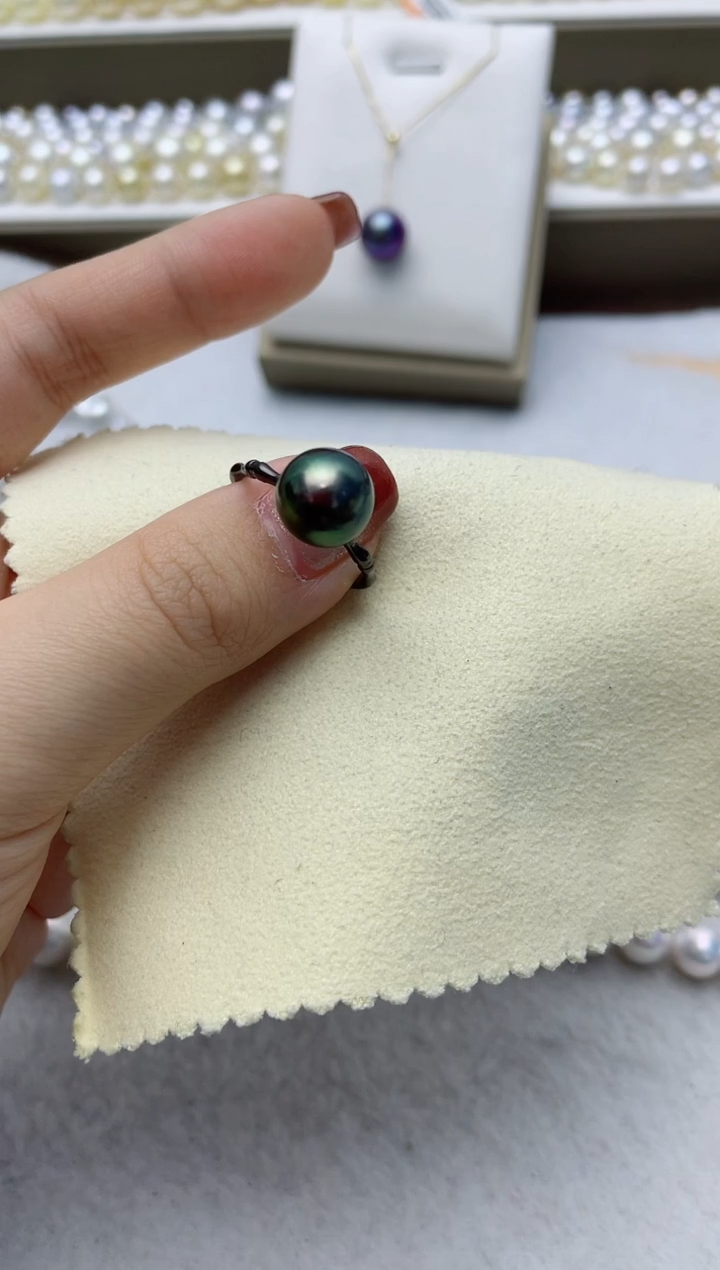 【闪购商品】海水珍珠戒指银S925镶嵌W2