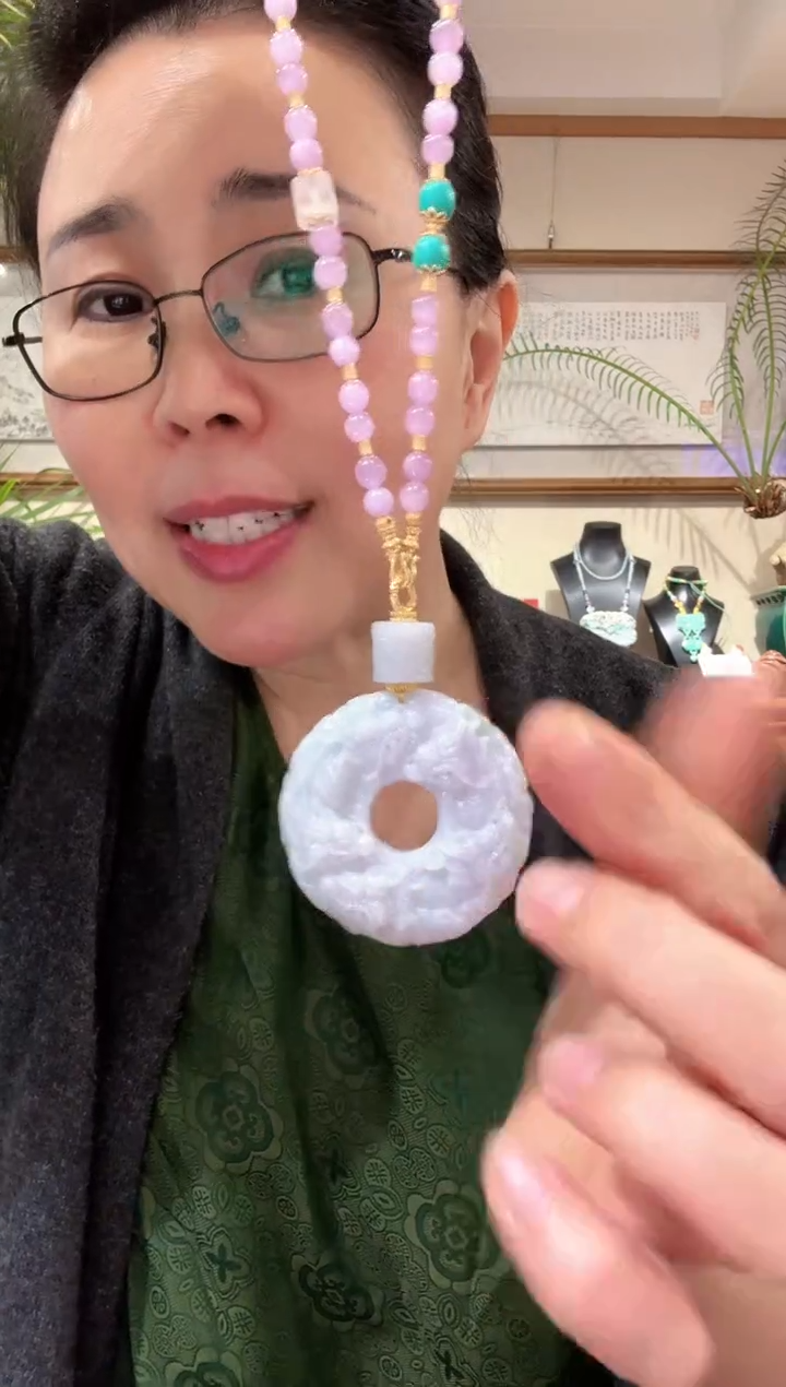 【闪购商品】翡翠颈饰未镶嵌国风