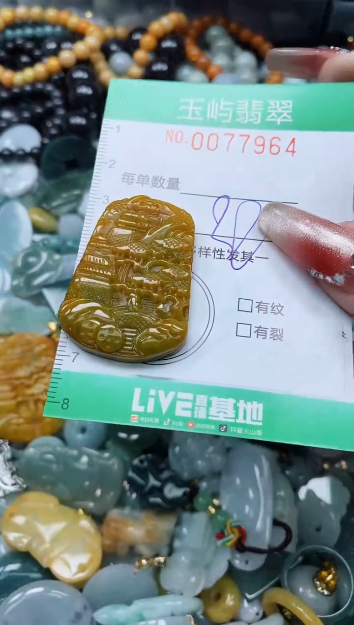 【闪购商品】翡翠颈饰未镶嵌闪购0077964多样性发其一