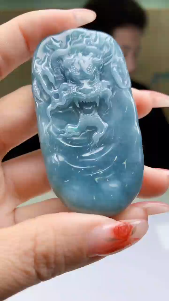 【闪购商品】定制翡翠未镶嵌4917ty-毛货挂件52