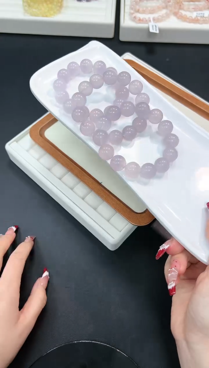 【闪购商品】萤石手串未镶嵌5p多样性发其一/1条默认微瑕