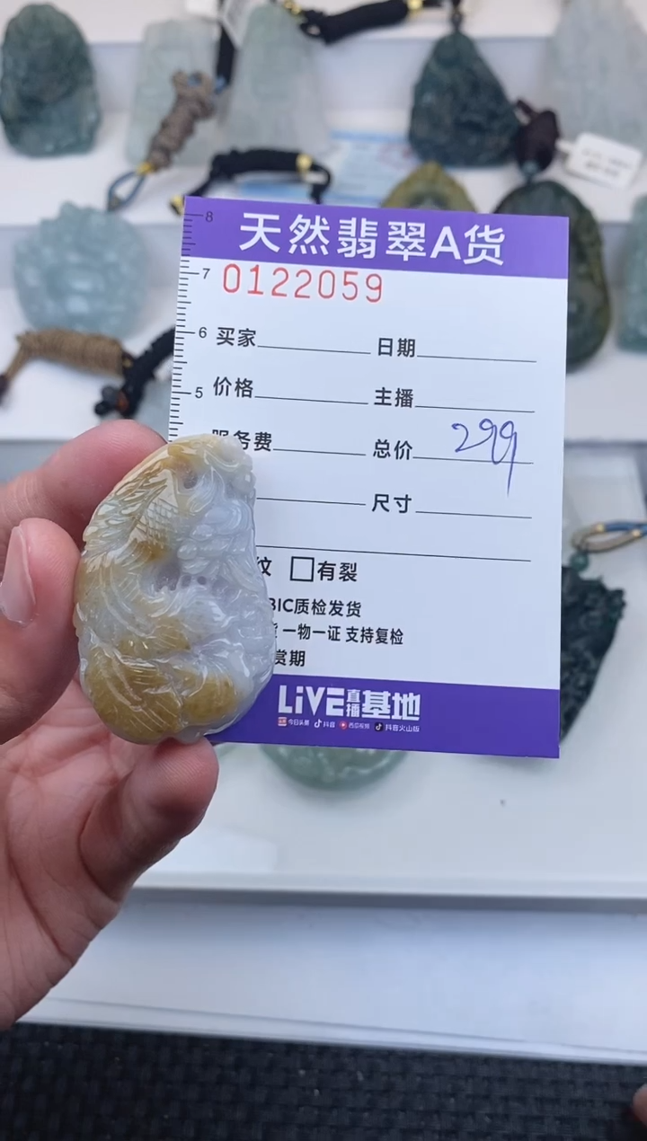 【闪购商品】翡翠颈饰未镶嵌         059