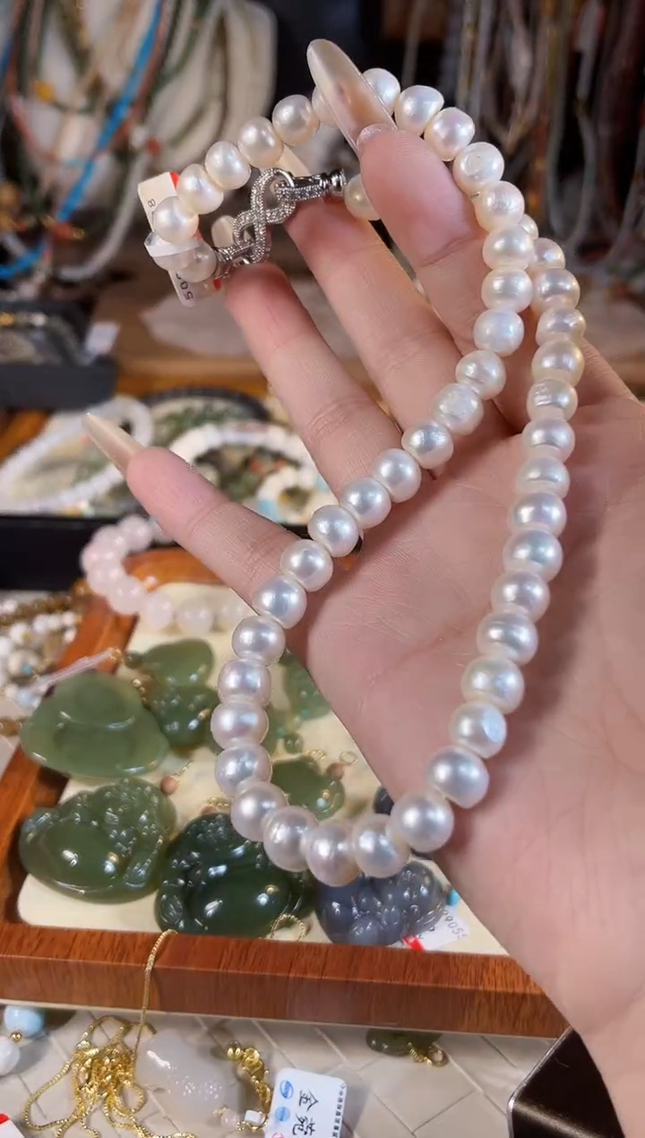 【闪购商品】淡水珍珠项链未镶嵌多样性发货其一