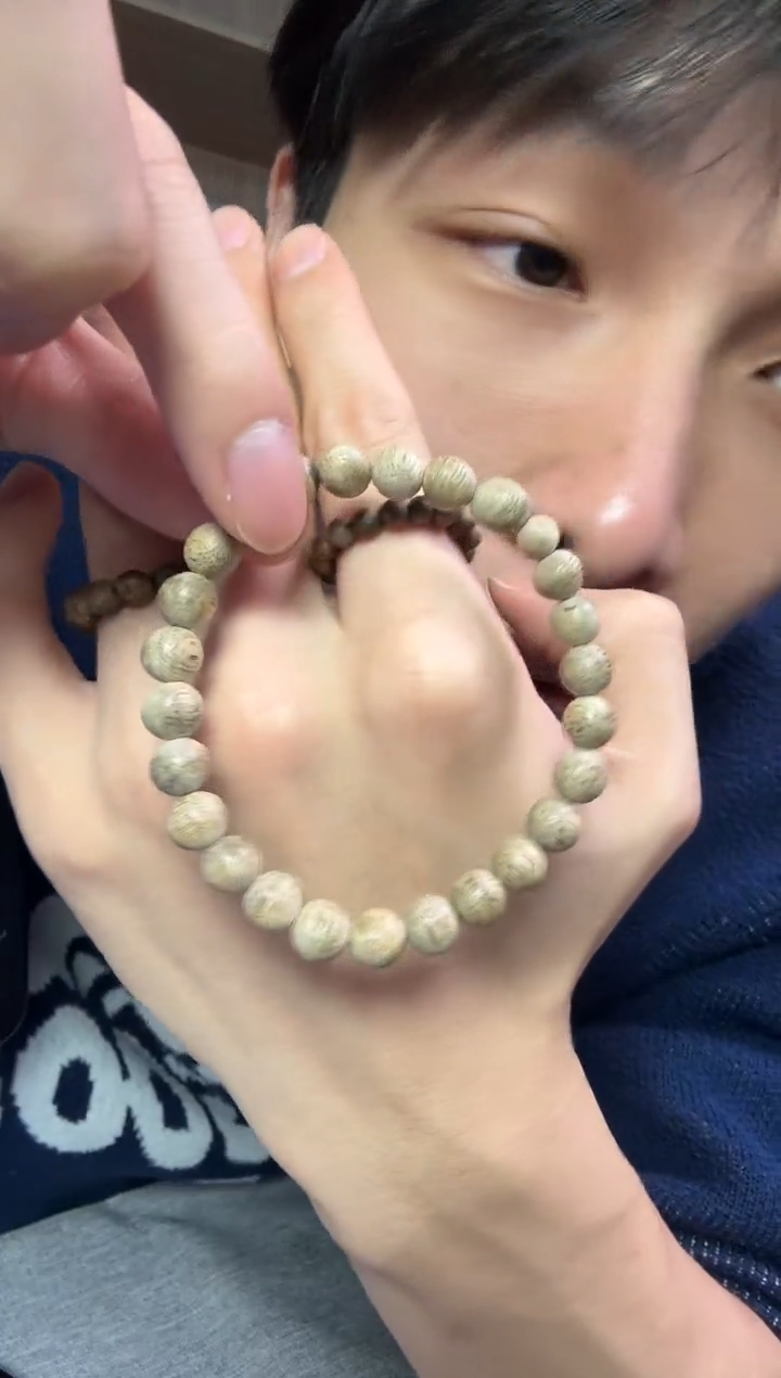 沉香手串07尖峰岭圆珠单圈 多样性发其一