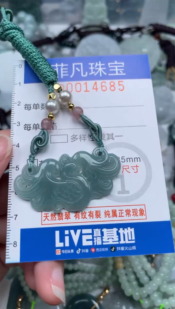 颈饰未镶嵌翡翠14685