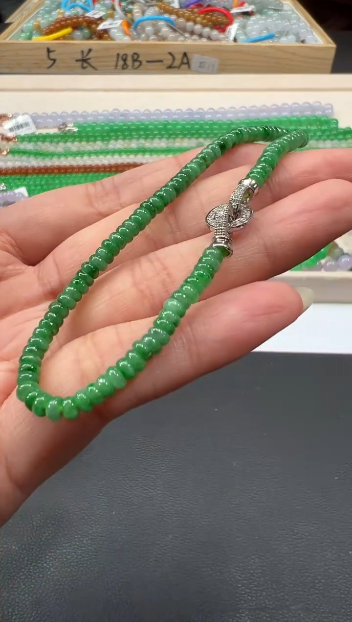 未镶嵌手串翡翠B524|880