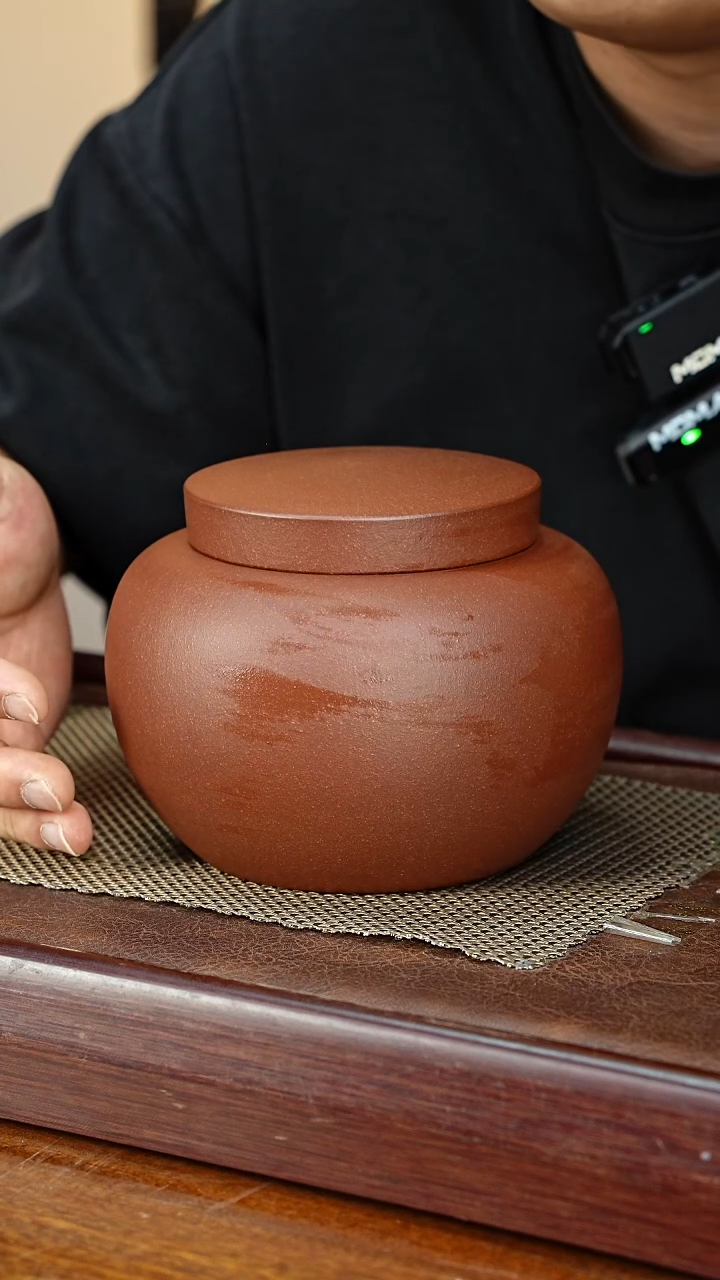 宜兴原矿紫砂茶叶罐