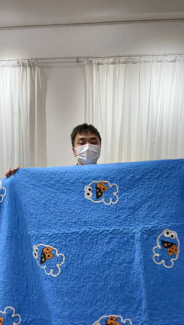 棉150*200纯棉床盖120号微瑕