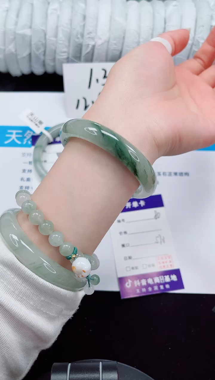 未镶嵌手镯石英质玉80-56/57