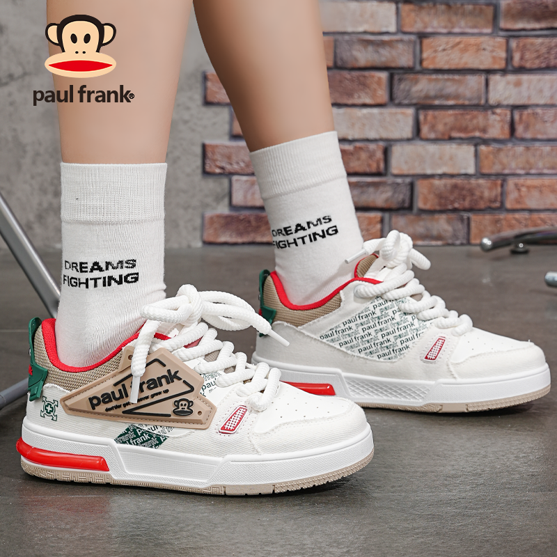 大嘴猴运动情侣板鞋小白鞋女2025秋季新款休闲鞋百搭潮鞋韩版学生