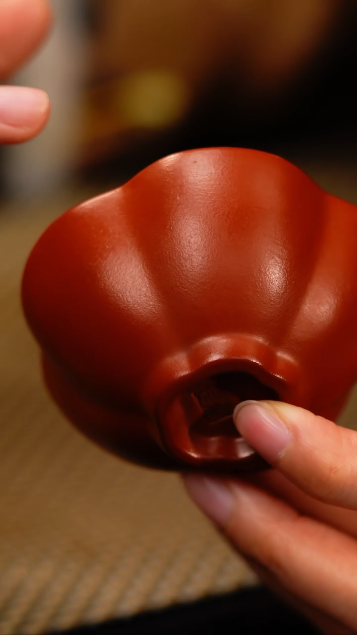 1小鱼朱泥梅花杯