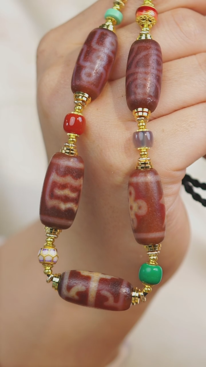 【闪购商品】玛瑙/玉髓项链未镶嵌多样性发一