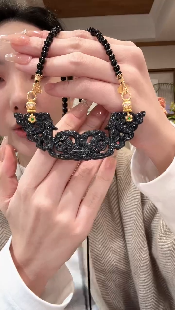 【闪购商品】翡翠颈饰未镶嵌国风