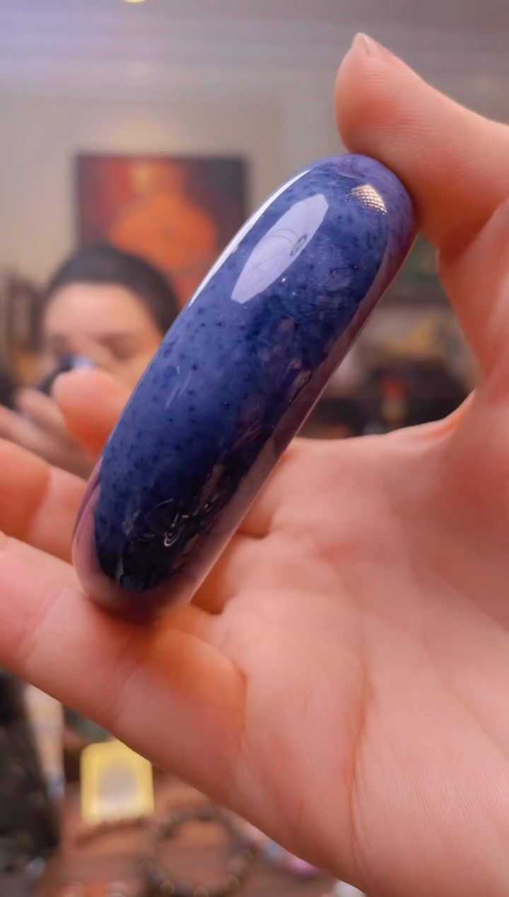 琉璃DIY蓝珊手镯58圈口