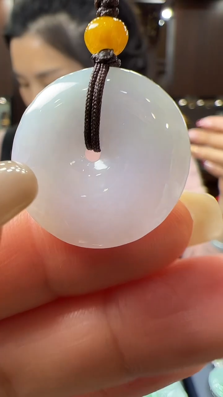 【闪购商品】翡翠挂件未镶嵌平安扣手机挂