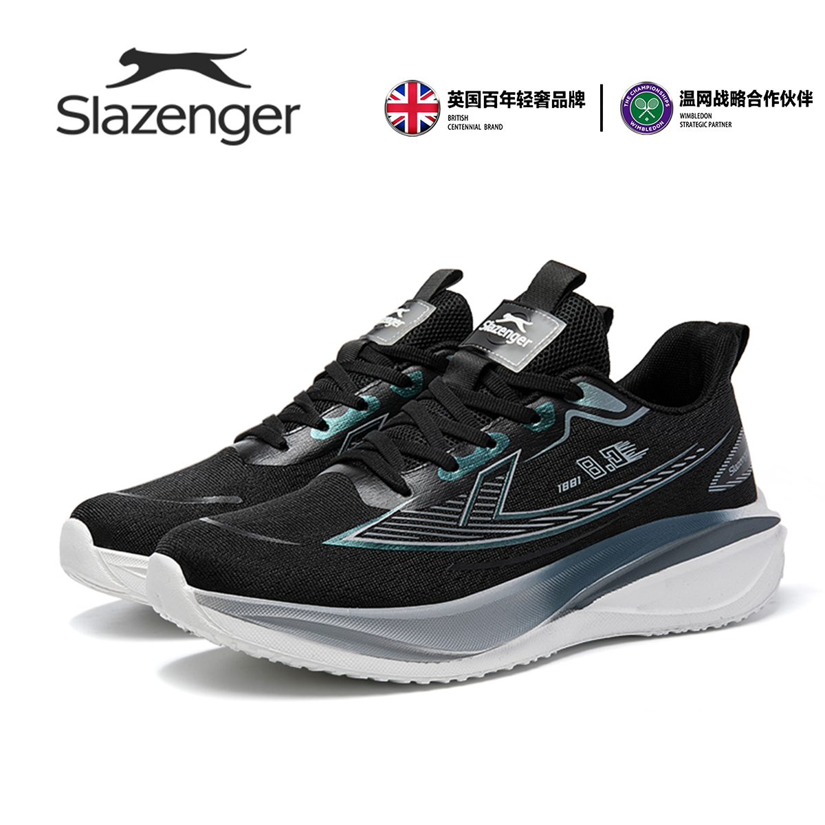 【英国Slazenger】皇室品牌夏季新款休闲百搭软底时尚运动鞋S80