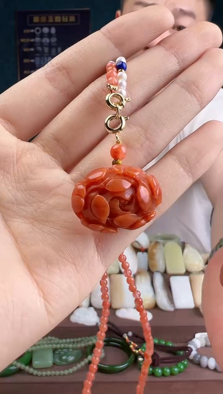 【闪购商品】南红玛瑙颈饰未镶嵌ZZ 拍一发一 多样性发货