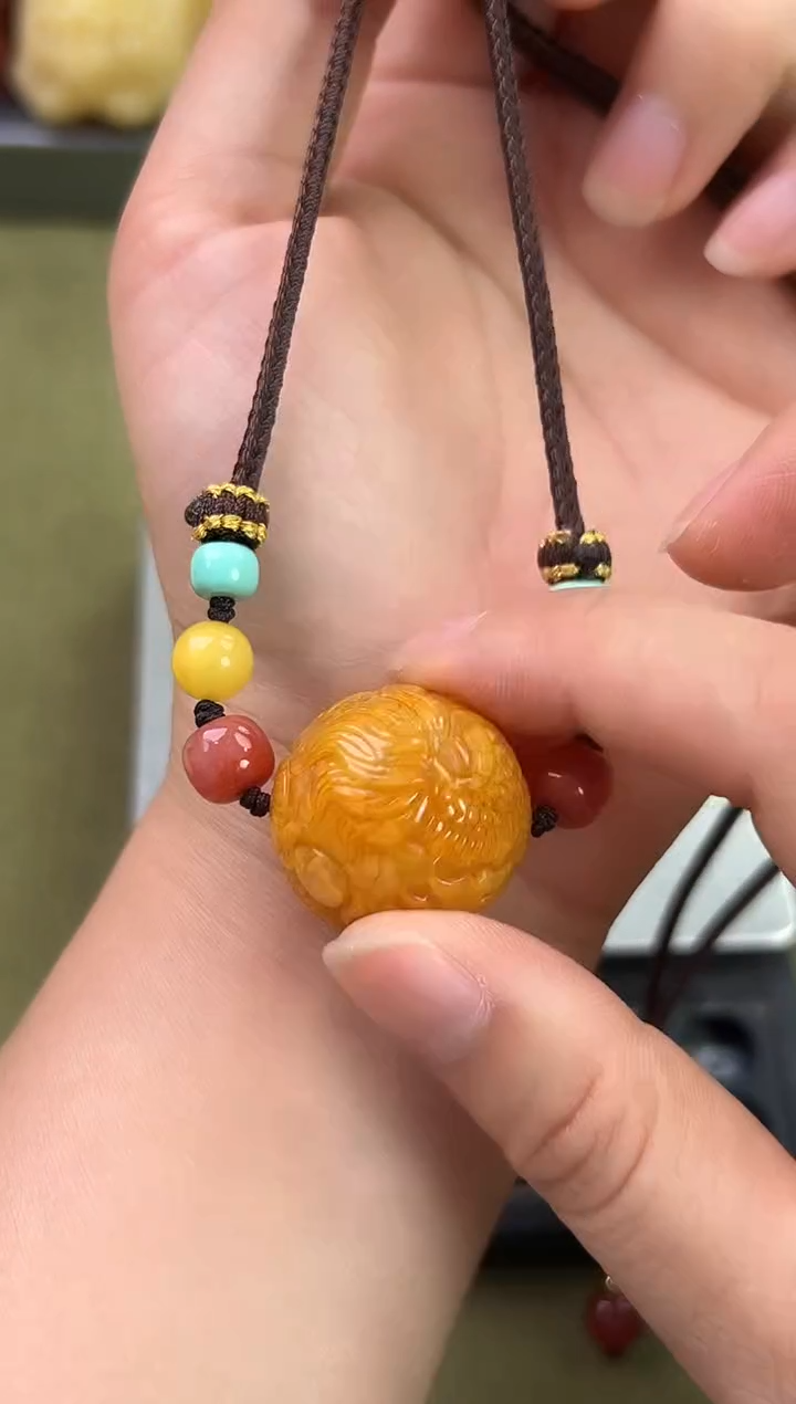 裸石琥珀未镶嵌琥珀蜜蜡吊坠