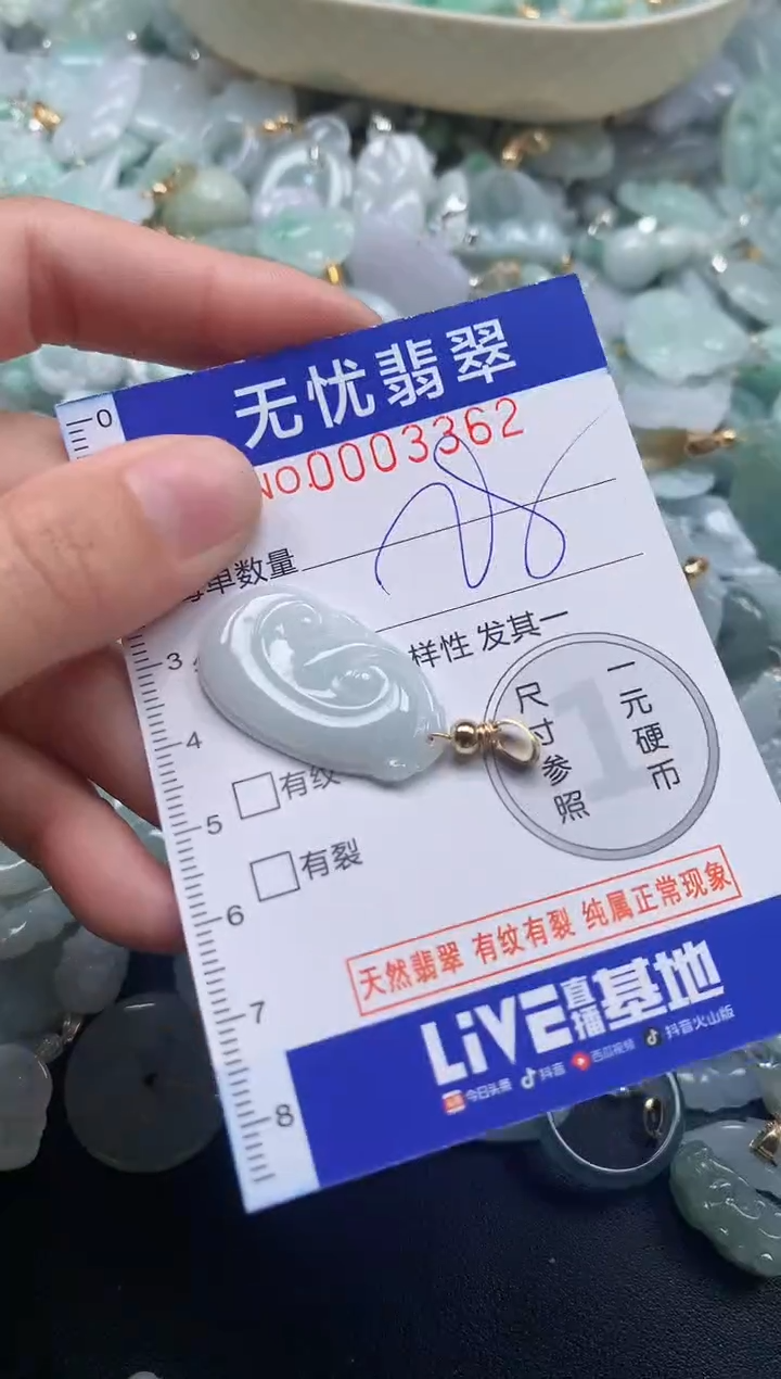 颈饰未镶嵌翡翠3362