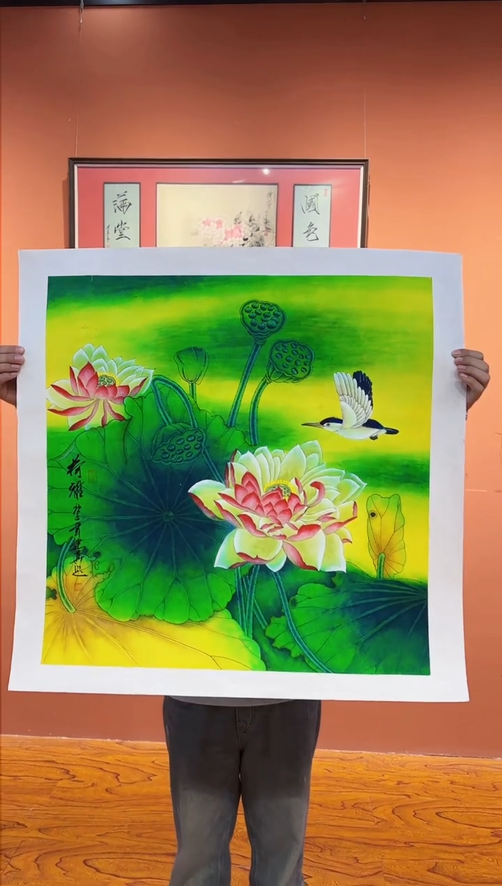 【闪购商品】国画周建真老师绘画作品6-8